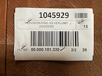 Redvision paal geschaafd verlijmd 500x20x20 cm (6x) - afbeelding 7 van  7