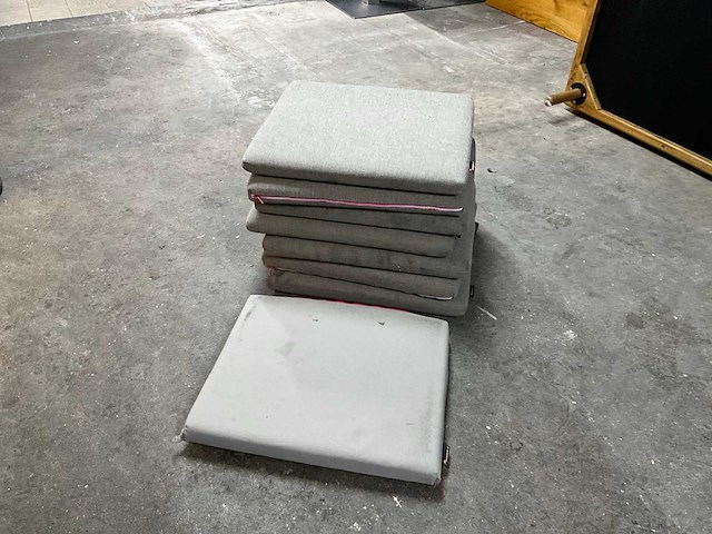 Redzipper zitkussens (8x) - afbeelding 1 van  4