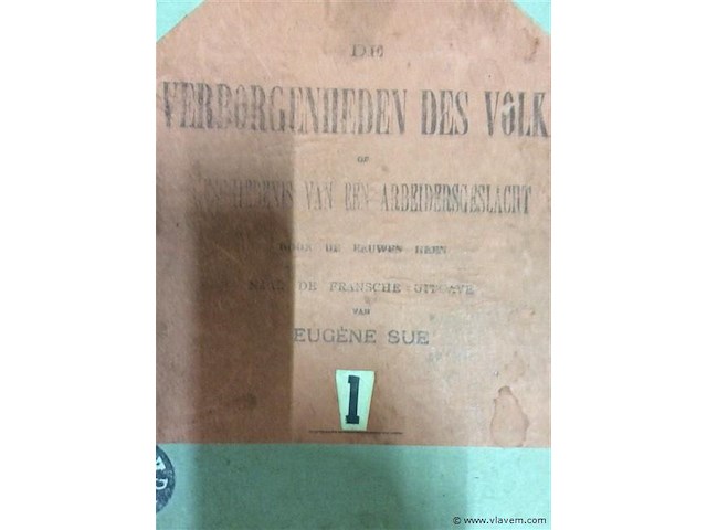 Reeks : verborgenheden des volks - afbeelding 2 van  5