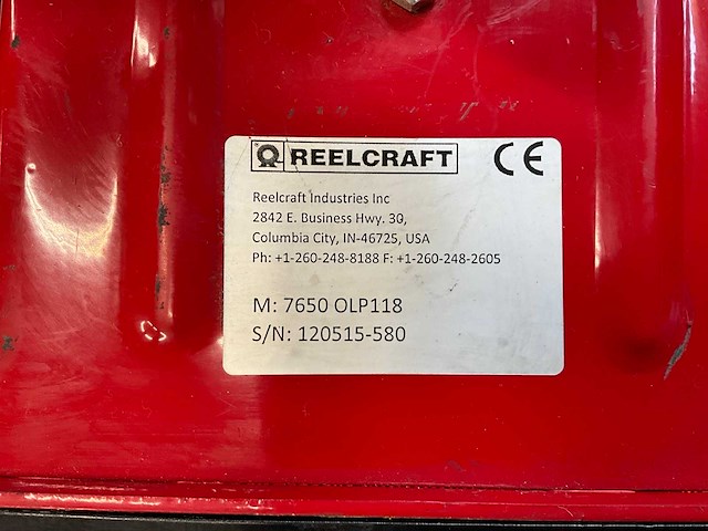 Reelcraft 7650 olp luchtslanghaspel (2x) - afbeelding 1 van  1