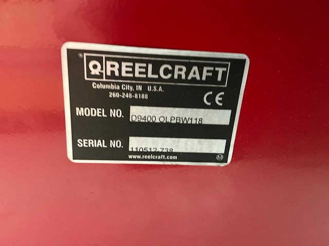 Reelcraft d9400 olpbw118 slanghaspel - afbeelding 4 van  4