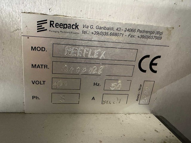 Reepack - reeflex 100 - traysealer - afbeelding 11 van  11