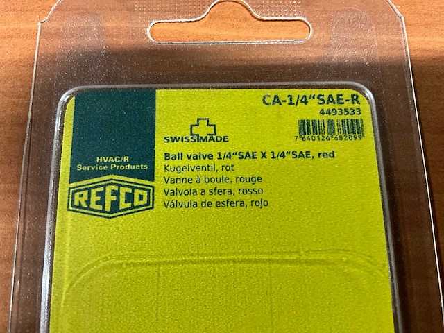 Refco ca-1/4”sae-r kogelkraan - afbeelding 2 van  5