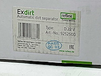 Refelx exdirt d22 v vuilafscheider 22 mm, 2x knel, verticaal (5x) - afbeelding 4 van  4