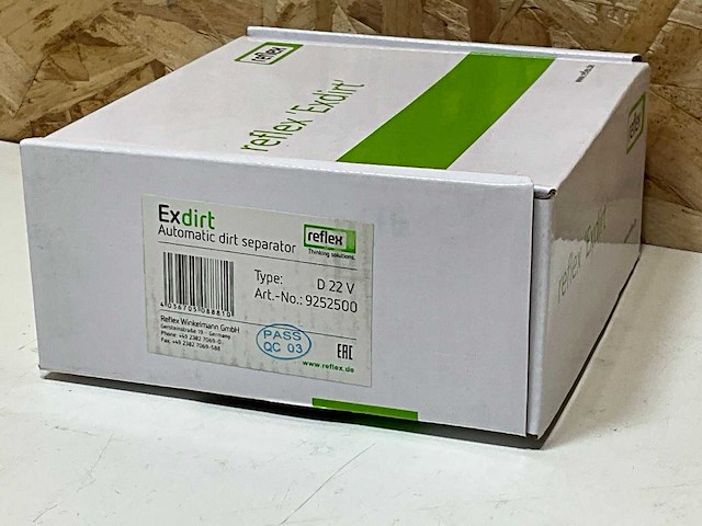 Refelx exdirt d22 v vuilafscheider 22 mm, 2x knel, verticaal (5x) - afbeelding 2 van  4