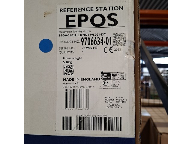 Reference station, husqvarna, epos, 2023 - afbeelding 2 van  11