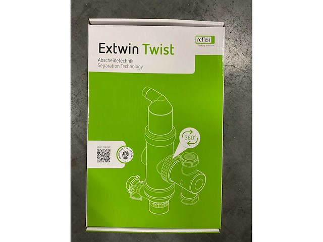 Reflex extwin twist lucht- afvalscheider (2x) - afbeelding 3 van  5