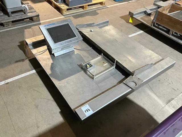 Reflex systems dw1500 rvs vloerweegschaal - afbeelding 1 van  9