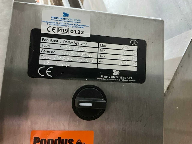 Reflex systems dw1500 rvs vloerweegschaal - afbeelding 9 van  9