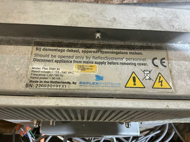 Reflex systems flex 3000 xl rvs vloerweegschaal - afbeelding 9 van  9