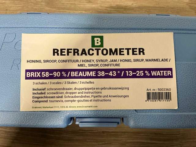 Refractometer brix 58-90% (11x) - afbeelding 5 van  6