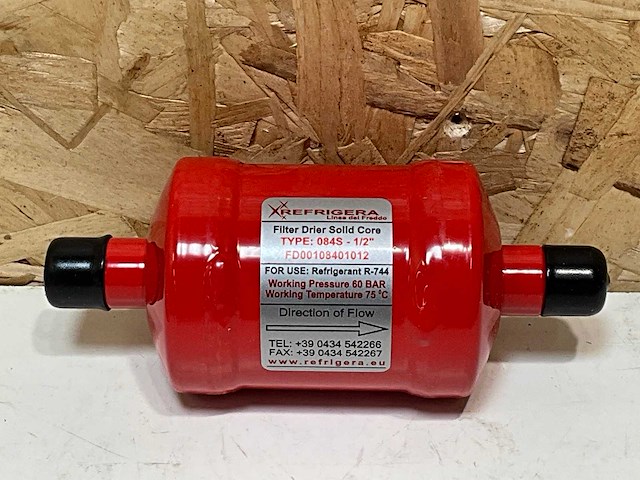Refrigera 084s-1/2’’ filterdroger co2 1/2" ods min. 230cm³ 60bar solid core (3x) - afbeelding 1 van  4