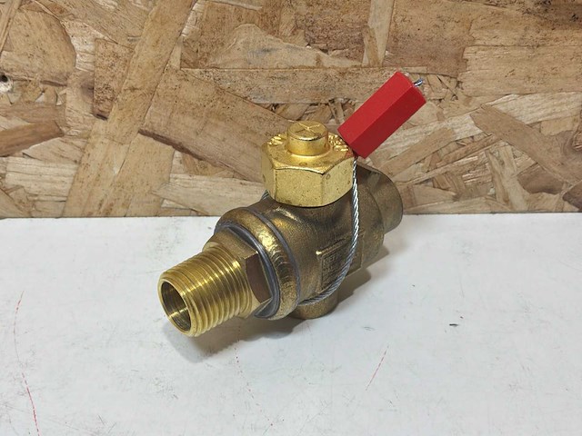 Refrigera bv21b012nfm07 service afsluiter 2-weg co2 1/2" nptf 1/2" nptm 140 bar (10x) - afbeelding 3 van  12