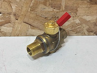 Refrigera bv21b012nfm07 service afsluiter 2-weg co2 1/2" nptf 1/2" nptm 140 bar (10x) - afbeelding 3 van  12