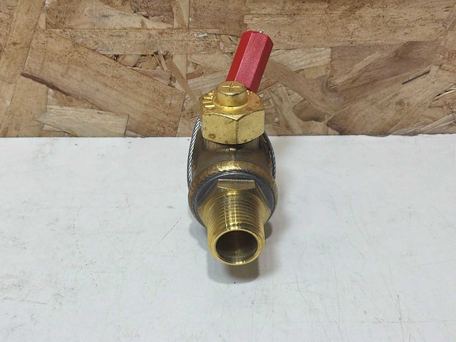 Refrigera bv21b012nfm07 service afsluiter 2-weg co2 1/2" nptf 1/2" nptm 140 bar (10x) - afbeelding 4 van  5
