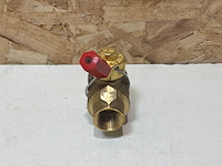 Refrigera bv21b012nfm07 service afsluiter 2-weg co2 1/2" nptf 1/2" nptm 140 bar (10x) - afbeelding 5 van  5