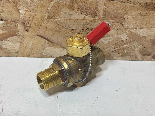 Refrigera bv21b012nfm07 service afsluiter 2-weg co2 1/2" nptf 1/2" nptm 140 bar (5x) - afbeelding 2 van  12