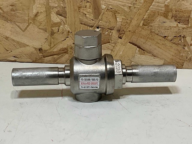 Refrigera bv21kd15x0000 kogelafsluiter 2-weg co2 rvs dn15 130 bar - afbeelding 2 van  6