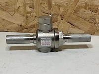 Refrigera bv21kd15x0000 kogelafsluiter 2-weg co2 rvs dn15 130 bar - afbeelding 2 van  6