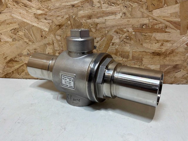 Refrigera bv21qd50x0100 kogelafsluiter 2-weg co2 rvs dn50 130 bar - afbeelding 2 van  9