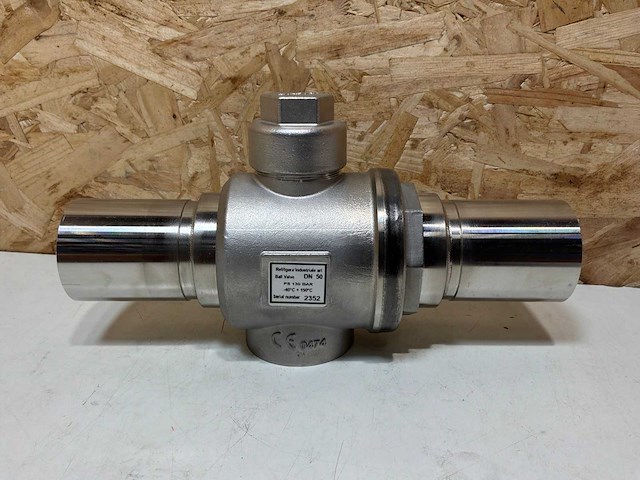 Refrigera bv21qd50x0100 kogelafsluiter 2-weg co2 rvs dn50 130 bar - afbeelding 4 van  9