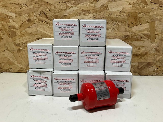 Refrigera fd00108301010 filterdroger co2 10mm ods min. 210cm³ 60bar solid core (5x) - afbeelding 4 van  5