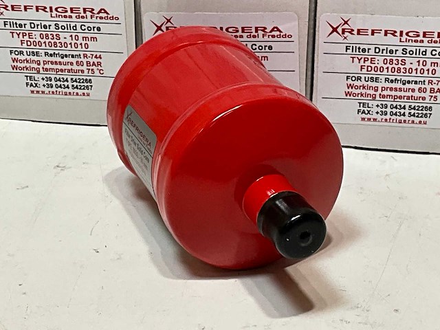 Refrigera fd00108301010 filterdroger co2 10mm ods min. 210cm³ 60bar solid core (7x) - afbeelding 2 van  5