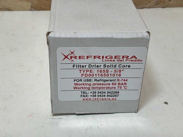 Refrigera fd00116501016 filterdroger co2 16mm 5/8" ods min. 430cm³ 60bar solid core (7x) - afbeelding 9 van  9