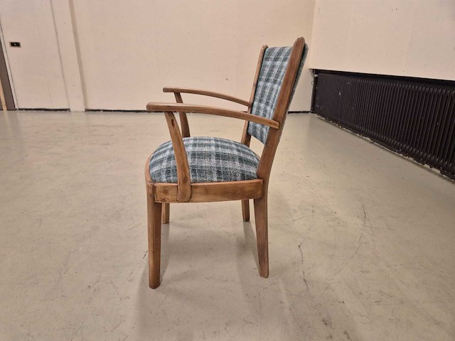 Refurbished - teakhouten - eetkamerstoelen - dining chair (5x) - afbeelding 2 van  11