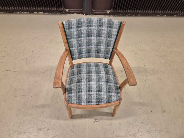 Refurbished - teakhouten - eetkamerstoelen - dining chair (5x) - afbeelding 3 van  11