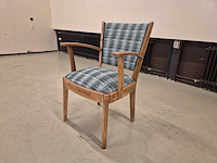 Refurbished - teakhouten - eetkamerstoelen - dining chair (5x) - afbeelding 7 van  11