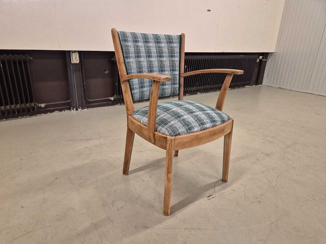 Refurbished - teakhouten - eetkamerstoelen - dining chair (5x) - afbeelding 8 van  11
