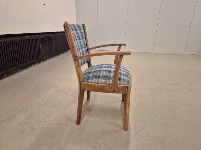 Refurbished - teakhouten - eetkamerstoelen - dining chair (5x) - afbeelding 9 van  11