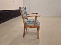 Refurbished - teakhouten - eetkamerstoelen - dining chair (5x) - afbeelding 9 van  11