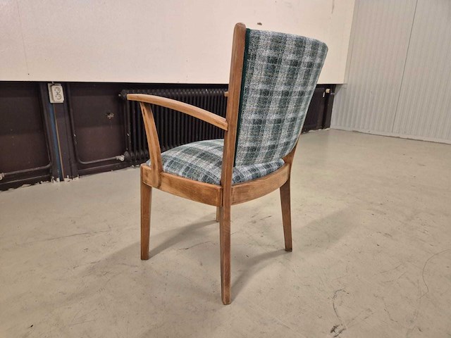 Refurbished - teakhouten - eetkamerstoelen - dining chair (5x) - afbeelding 11 van  11