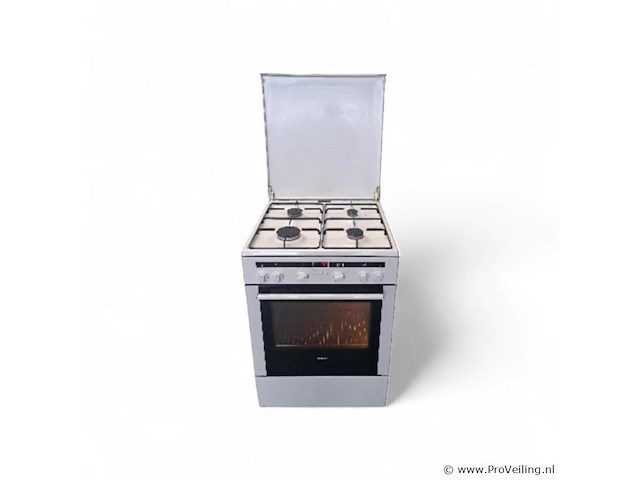 Refurbished – 4-pits gasfornuis met elektrische oven hm442210n/09 – krachtig & compleet - afbeelding 2 van  2