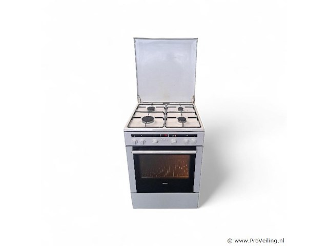 Refurbished – 4-pits gasfornuis met elektrische oven hm442210n/09 – krachtig & compleet - afbeelding 2 van  2