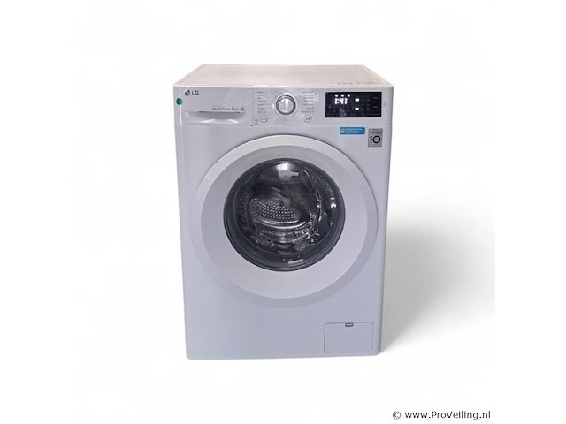 Refurbished – lg wasmachine 8 kg (803pnqeoj492) | krachtig, stil & energiezuinig - afbeelding 1 van  1