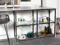 Regaal zwart mat onderkast - afbeelding 1 van  4