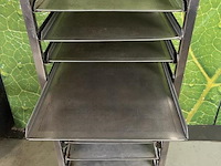 Regaalwagen - 46x62x162cm incl. (bak) platen & gastroplus afdekhoes - afbeelding 9 van  10