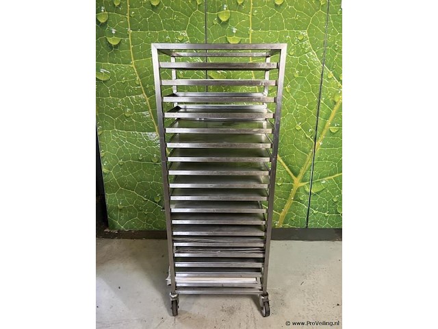Regaalwagen - 46x62x162cm incl. (bak) platen & gastroplus afdekhoes - afbeelding 10 van  10