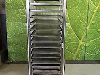 Regaalwagen - 46x62x162cm incl. (bak) platen & gastroplus afdekhoes - afbeelding 1 van  10