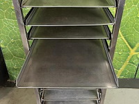 Regaalwagen - 46x62x162cm incl. (bak) platen & gastroplus afdekhoes - afbeelding 9 van  10