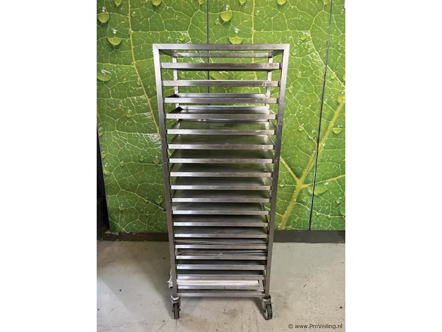 Regaalwagen - 46x62x162cm incl. (bak) platen & gastroplus afdekhoes - afbeelding 10 van  10