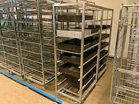 Regaalwagen met bakken (2x)