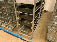 Regaalwagen met bakken (2x) - afbeelding 4 van  5