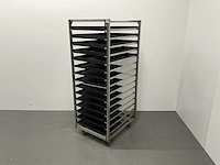 Regaalwagen met bakplaten - afbeelding 1 van  6