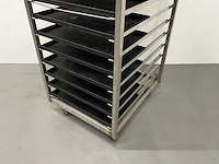 Regaalwagen met bakplaten - afbeelding 2 van  6