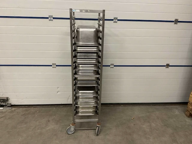 Regaalwagen met gn bakken - afbeelding 5 van  5