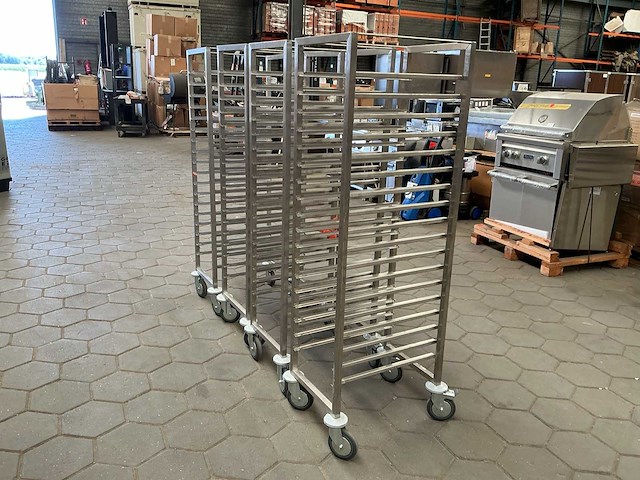 Regaalwagens (4x) - afbeelding 1 van  5